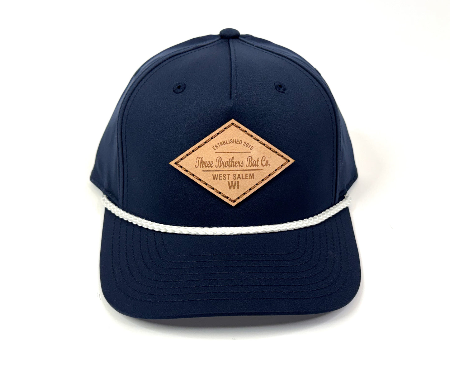 Navy Diamond Trucker Snapback Cap
