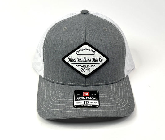 Grey Diamond Trucker Snapback Cap