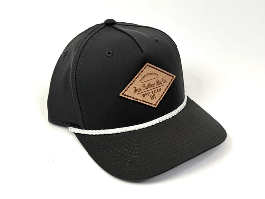 Dark Gray Diamond Trucker Snapback Cap