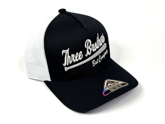 Navy/White Trucker Snapback Cap